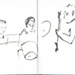 jazz zeichnen reportage life jamsession jazzhausheidelberg