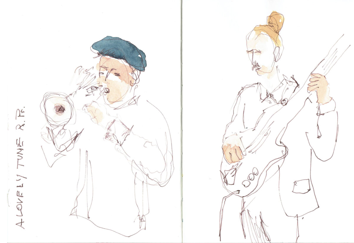 Jazz hören und zeichnen 05.03.26